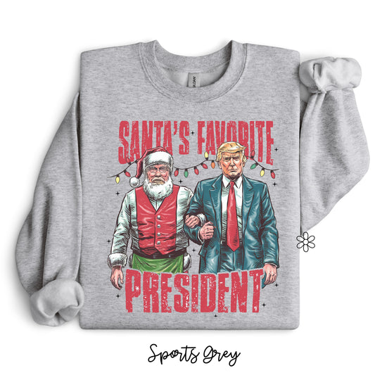 Santa's Favorite President Kids Completed Tee