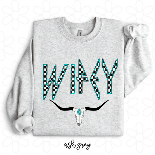 Western Wifey Completed Tee