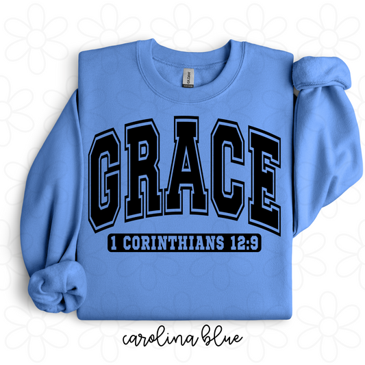 Grace 1 Corinthians 12:9 Completed Tee