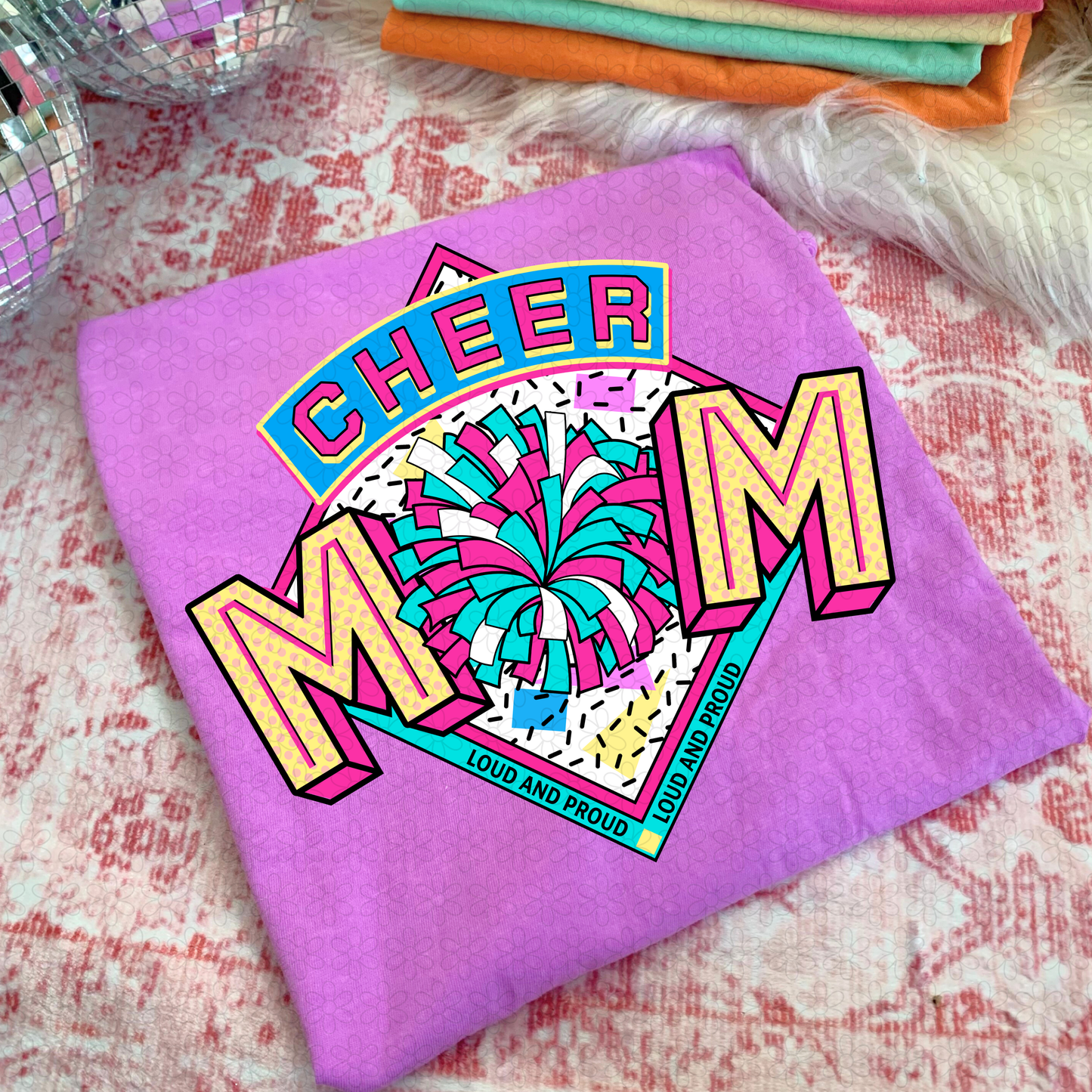 Sports Mom Loud And Proud (Multiple Options) DTF Transfer