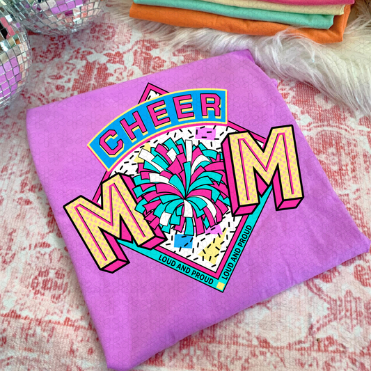 Sports Mom Loud And Proud (Multiple Options) DTF Transfer