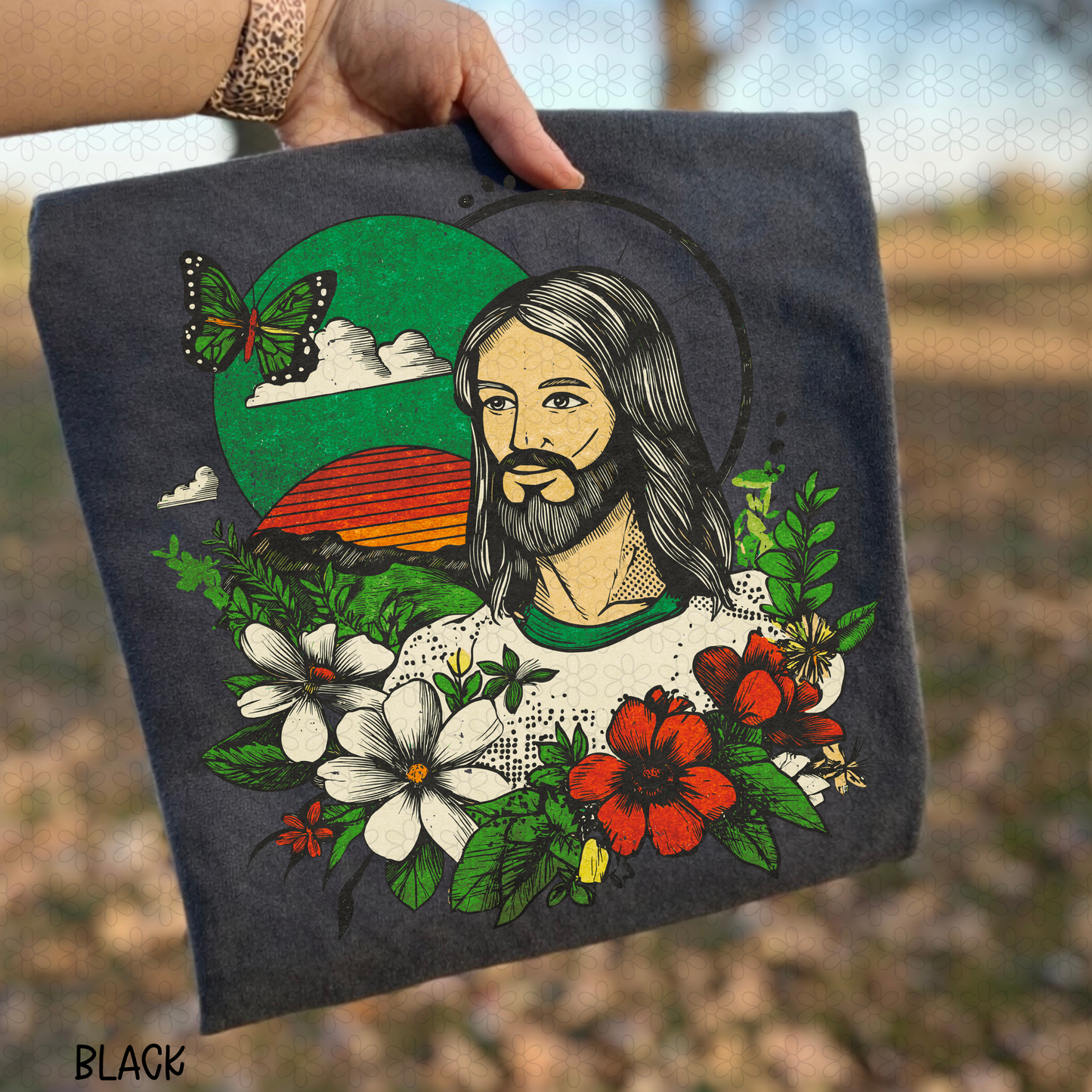 Retro Jesus Completed Tee