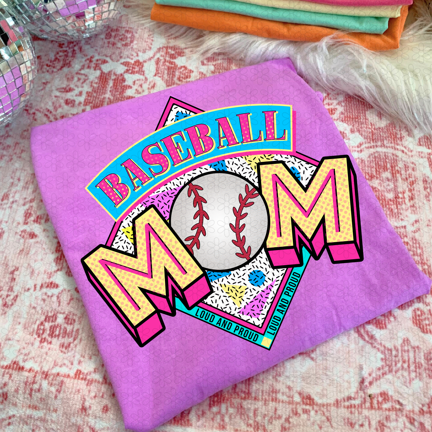 Sports Mom Loud And Proud (Multiple Options) DTF Transfer