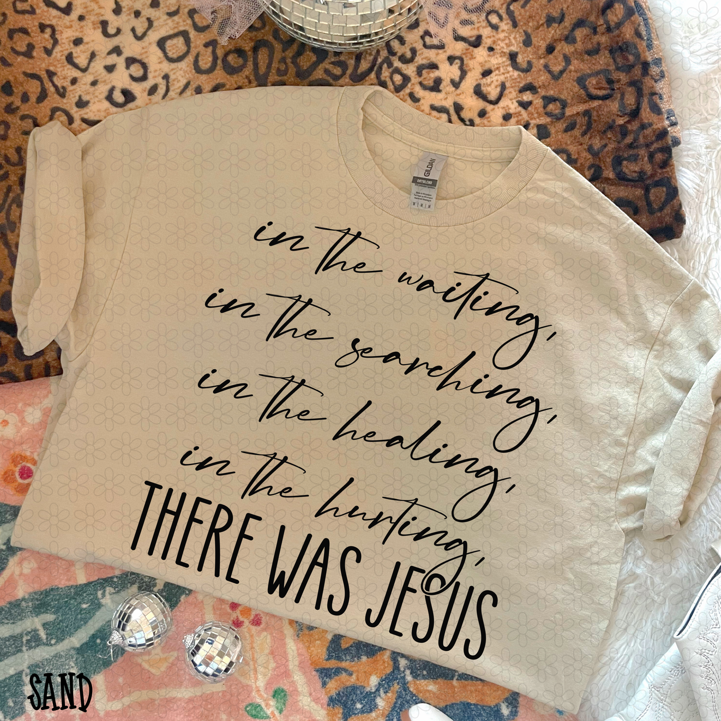 There Was Jesus DTF Transfer