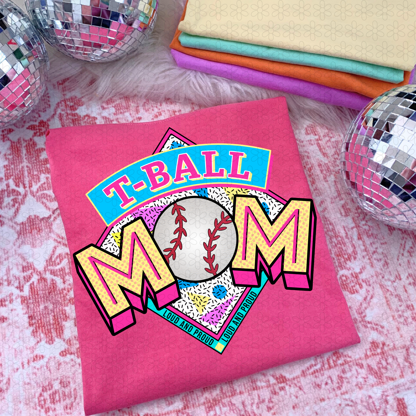 Sports Mom Loud And Proud (Multiple Options) DTF Transfer