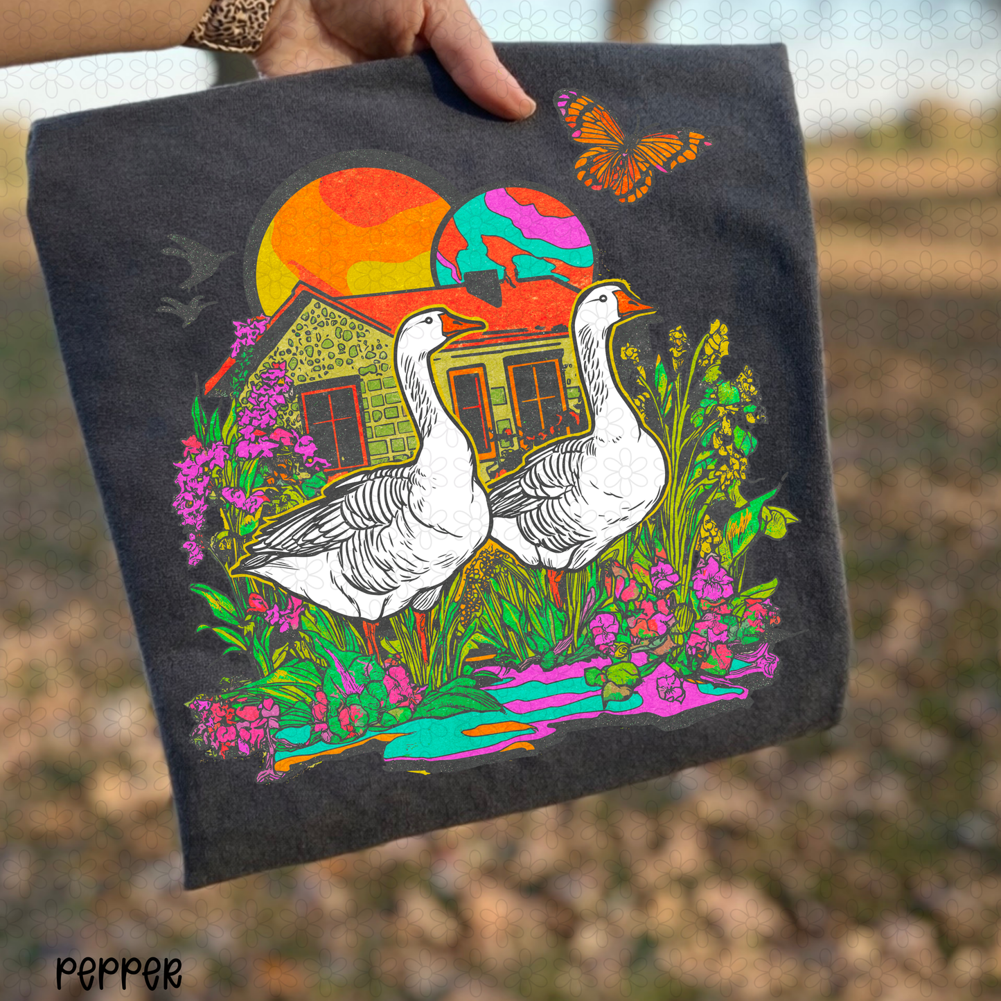 Retro Goose Completed Tee