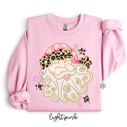 Leopard Santa Kids Completed Tee