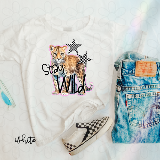 Stay Wild Tiger Kids Completed Tee