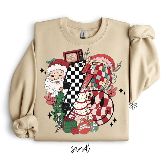 Retro Christmas Kids Completed Tee