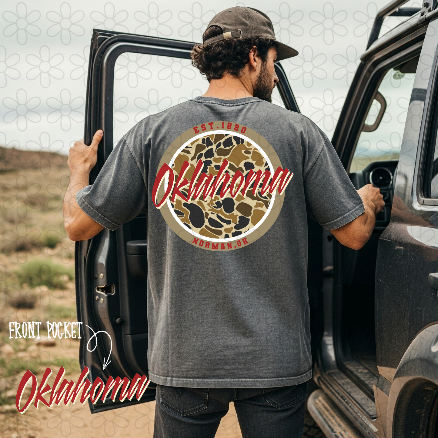 Circle Camo Sports Teams (Multiple Options) DTF Transfer