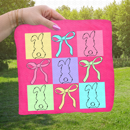 Pastel Bunny Bow Coquette DTF Transfer