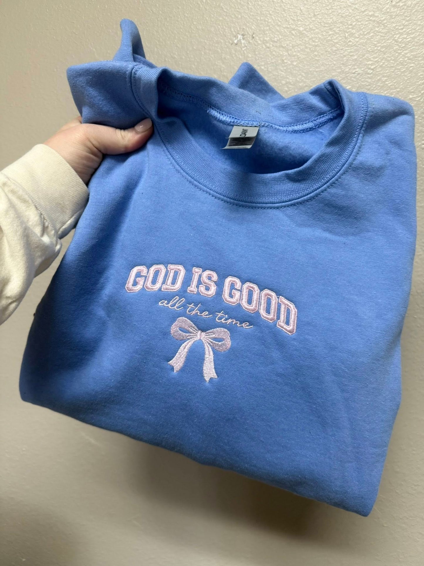 God Is Good All The TIme Embroidery
