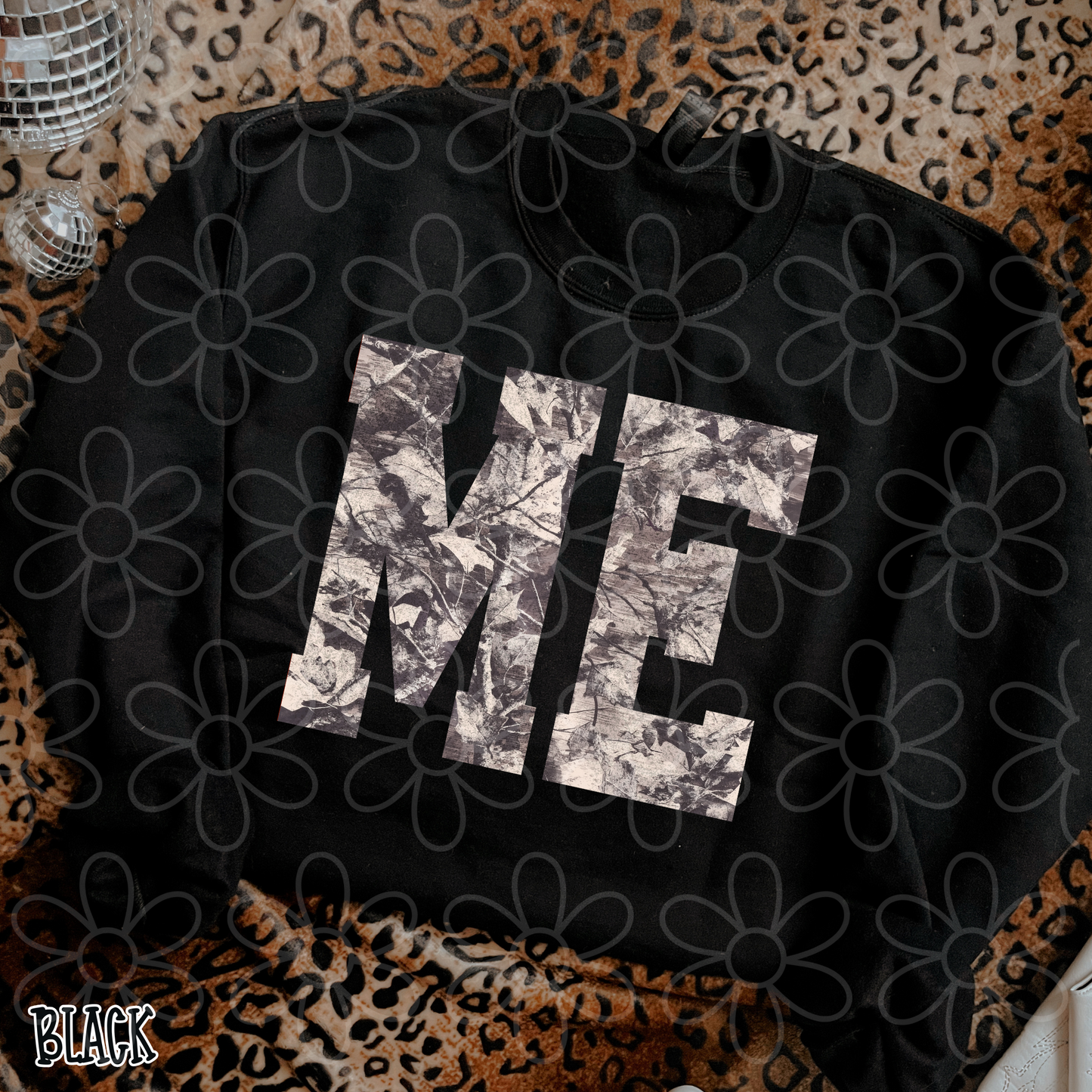 Leafy Camo State Abbreviations (Multiple Options) ( DTF Transfer