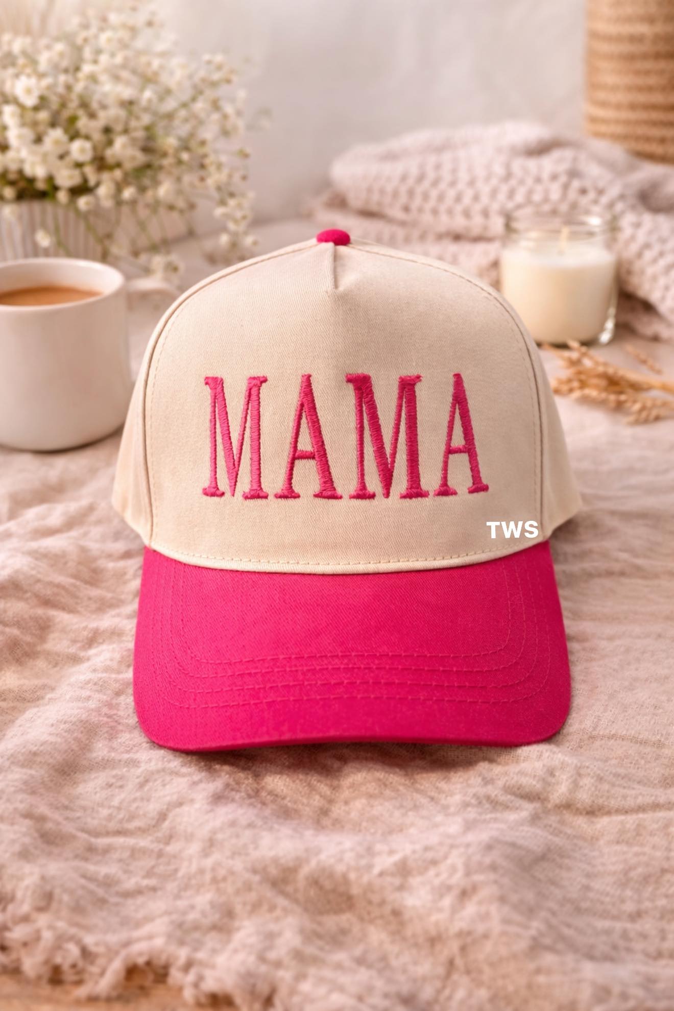 Mama Embroidery Hats