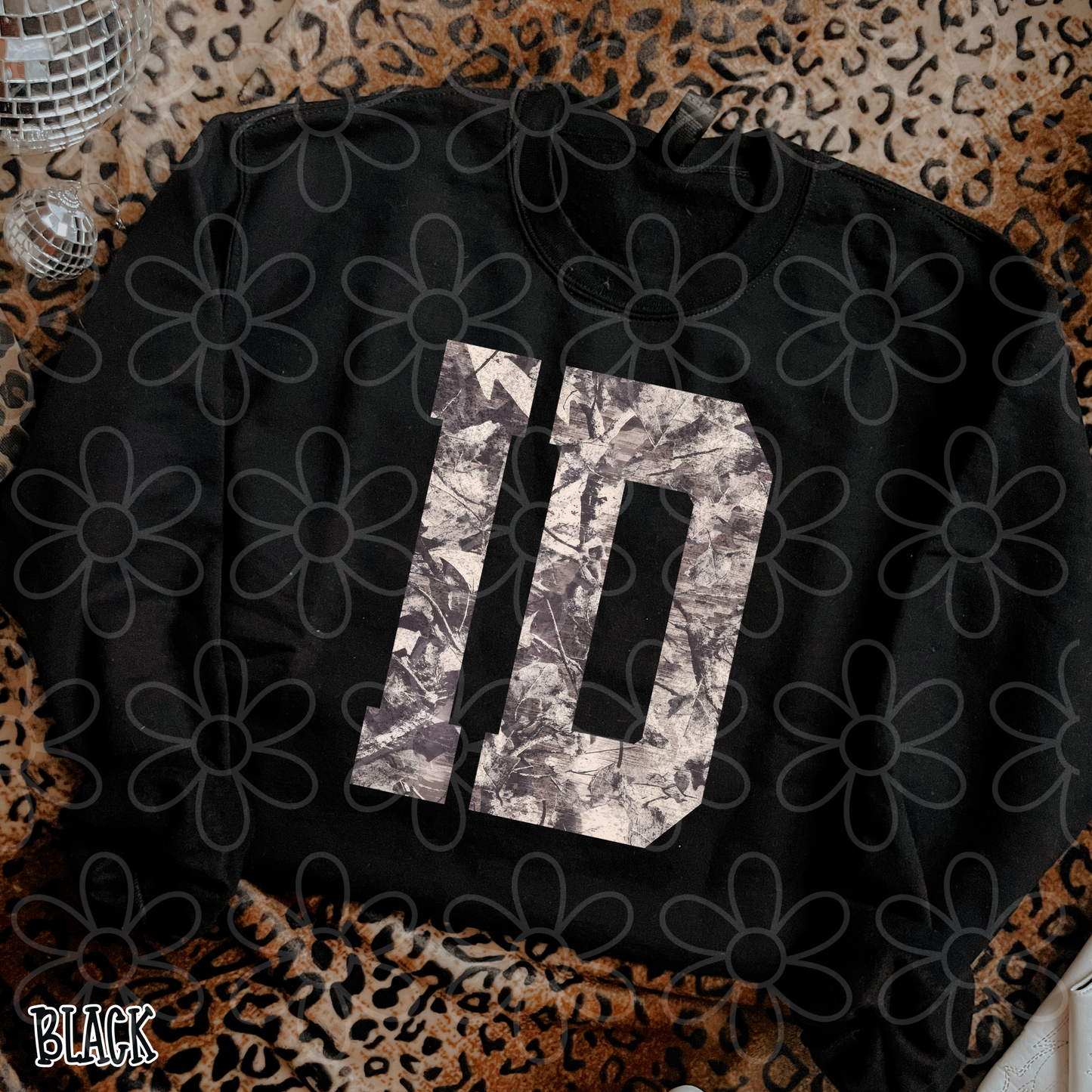 Leafy Camo State Abbreviations (Multiple Options) ( DTF Transfer