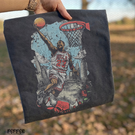 Distressed Michael Jordan Completed Tee