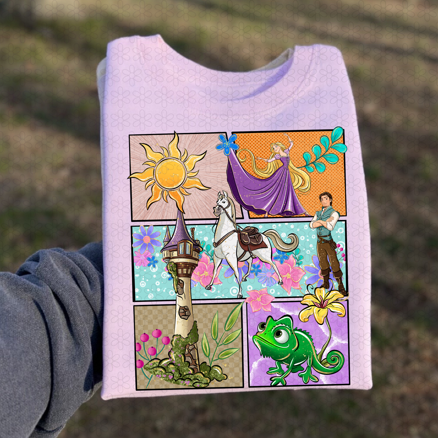 Rapunzel Characters DTF Transfer