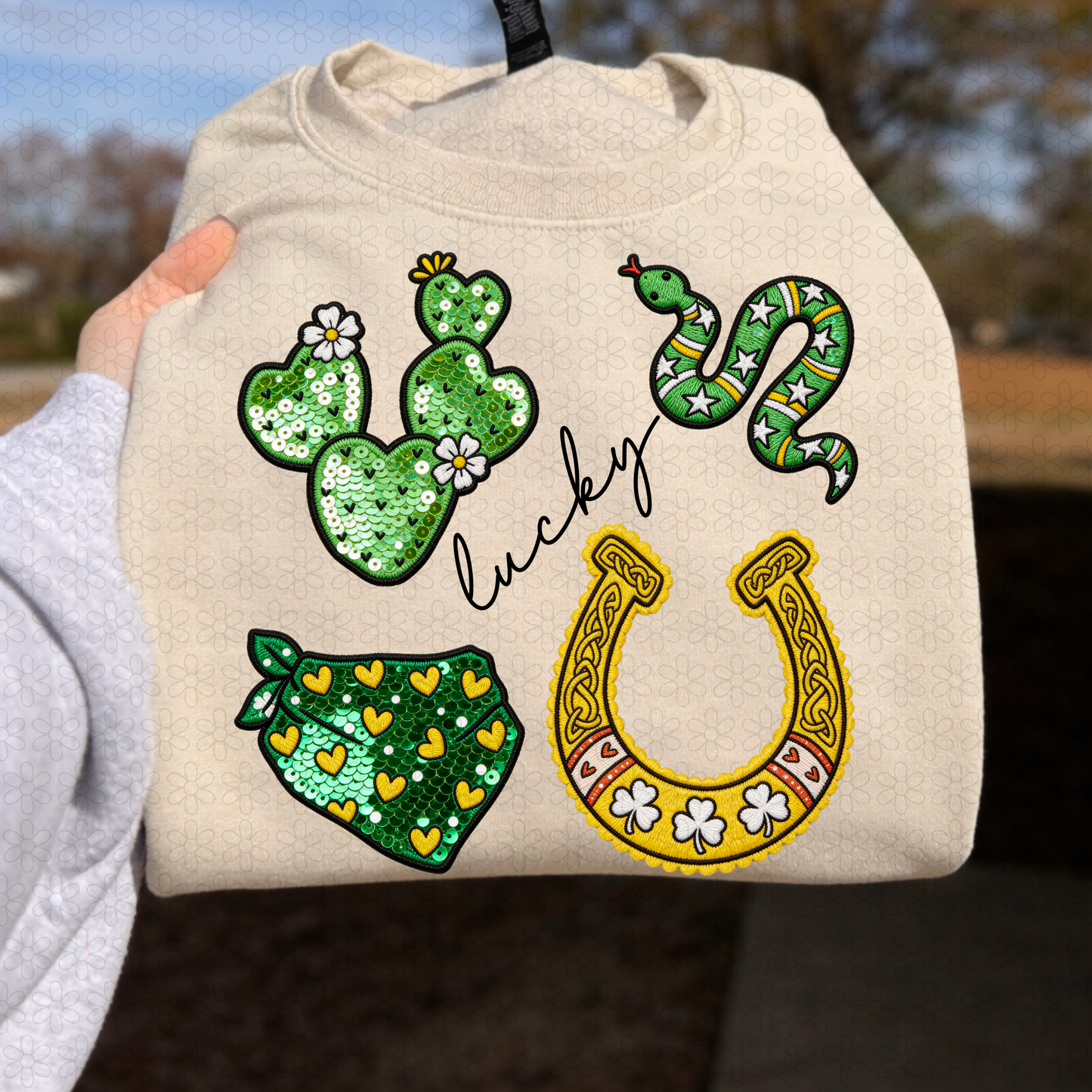 Western Sequenced Lucky DTF Transfer