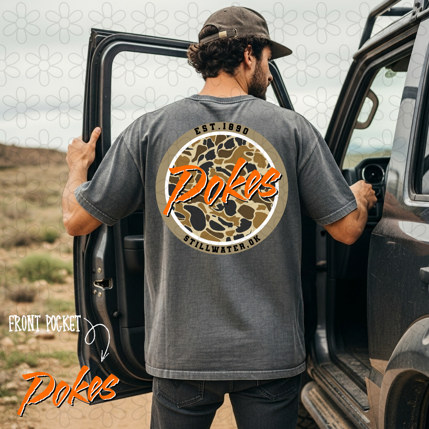 Circle Camo Sports Teams (Multiple Options) DTF Transfer