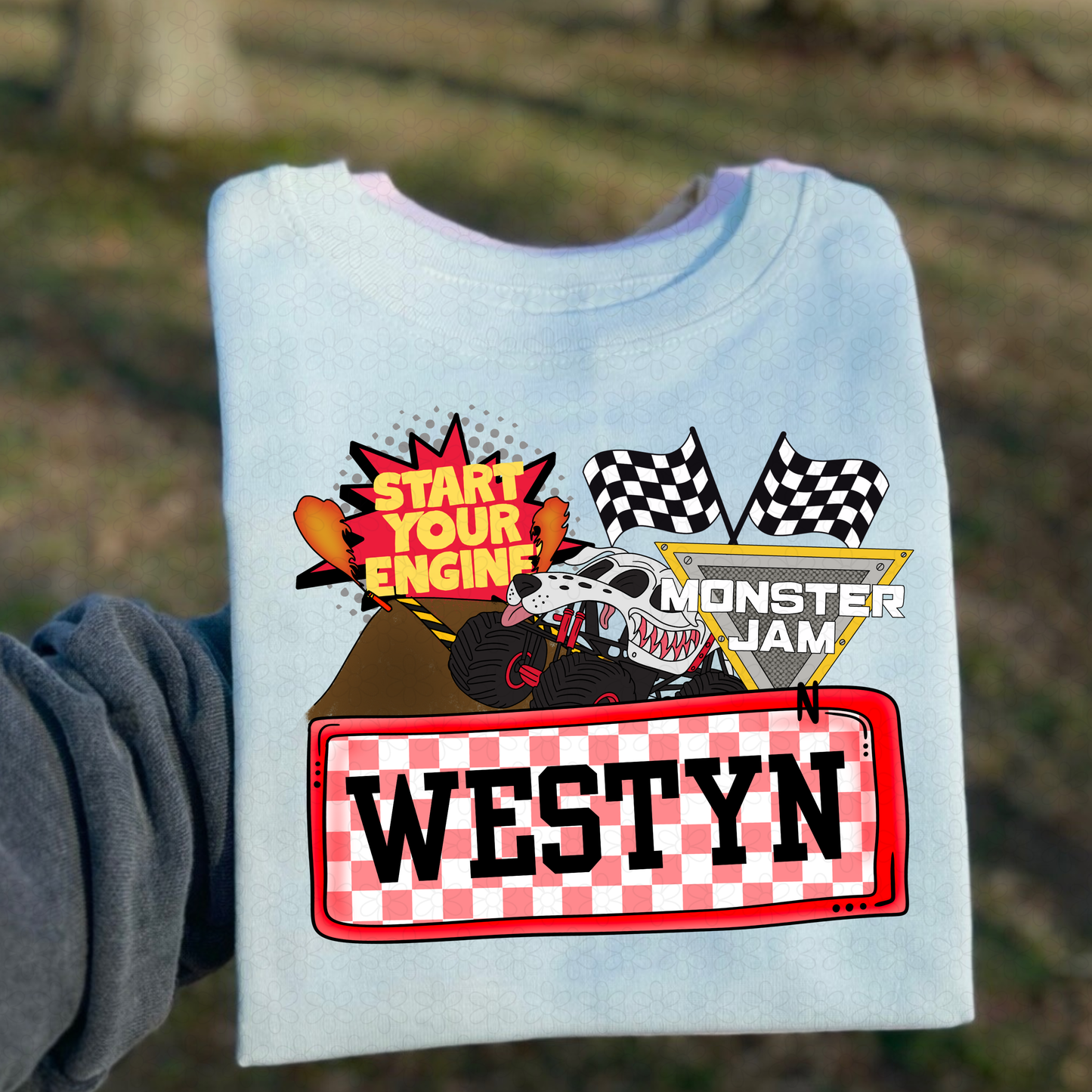 MJ Custom Name Plate DTF Transfer