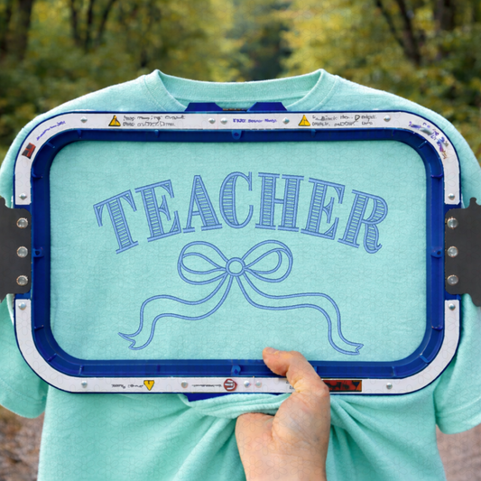 Teacher Coquette Embroidery