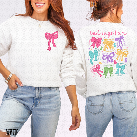 Bows God Says I am Completed Tees