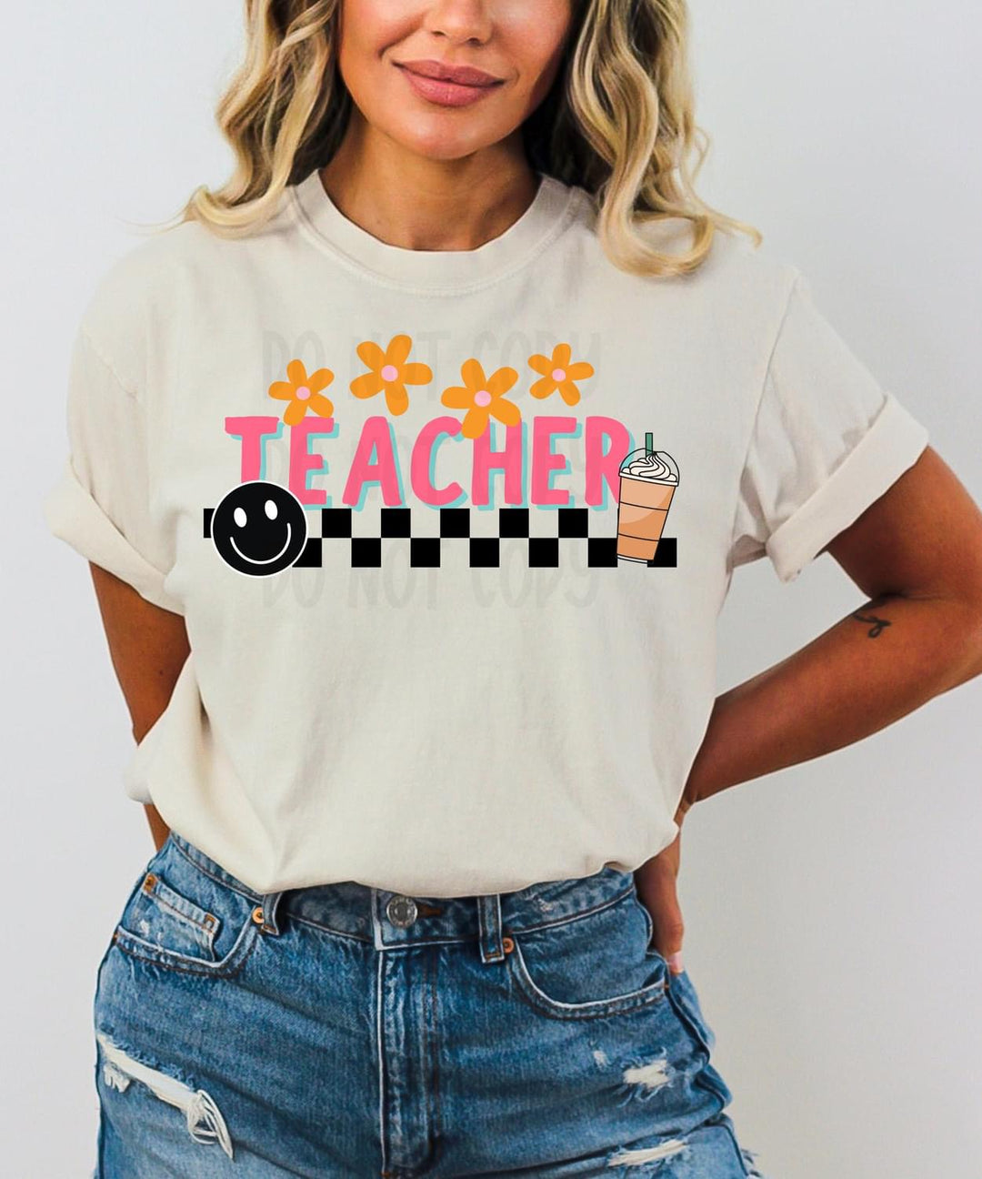 ‘Teacher’ 😊 DTF Transfer Only