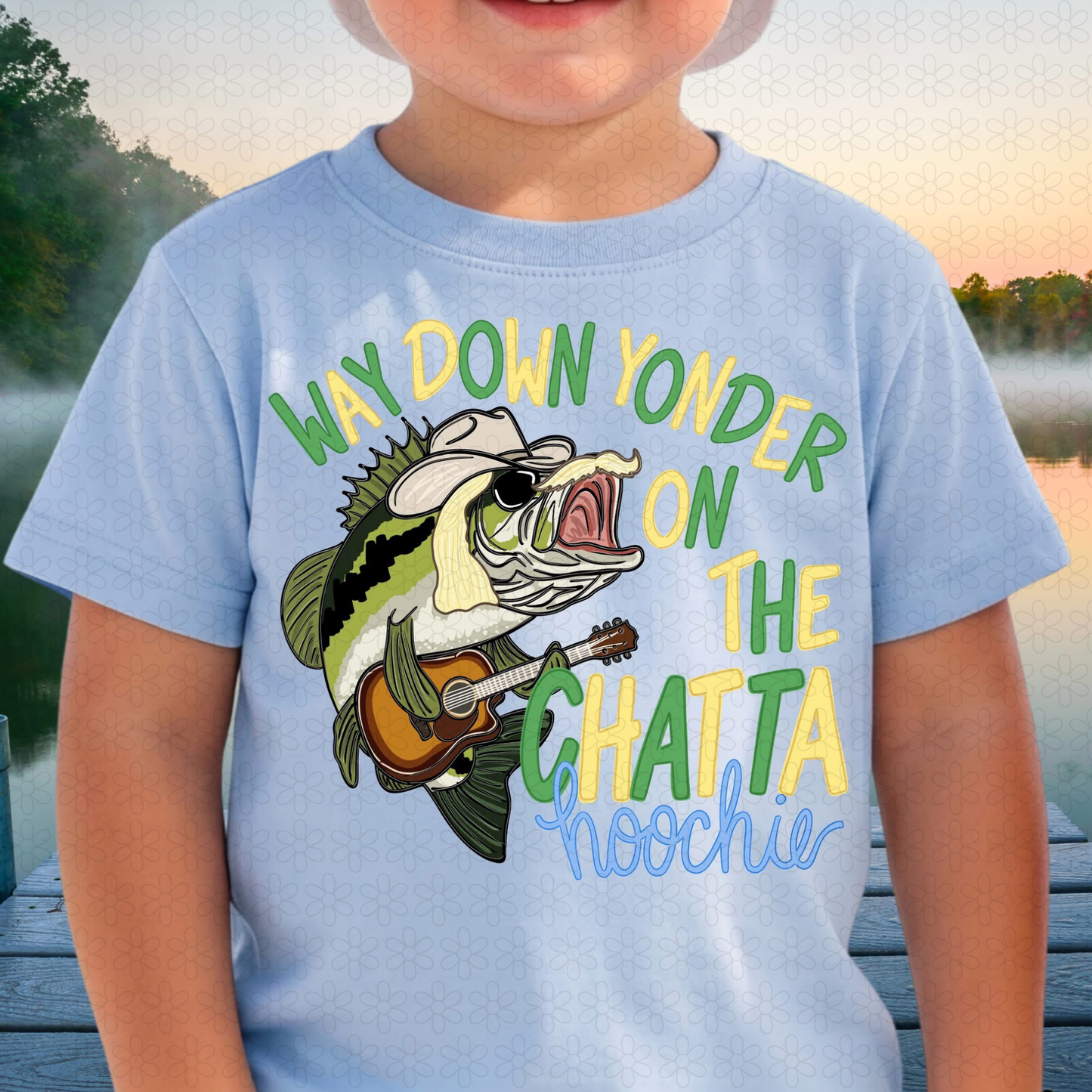 Way Down Yonder on the ChattaHoochee Completed Tee