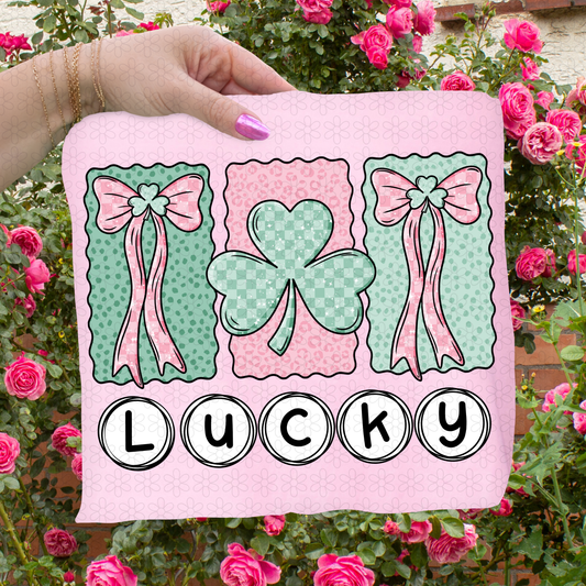 Pink Coquette Lucky DTF Transfer