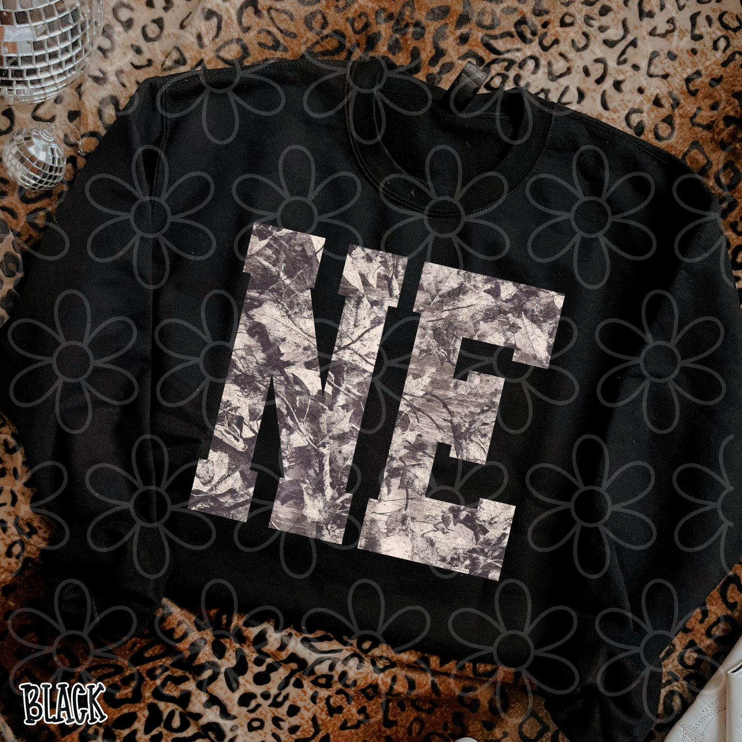 Leafy Camo State Abbreviations (Multiple Options) Completed Tee
