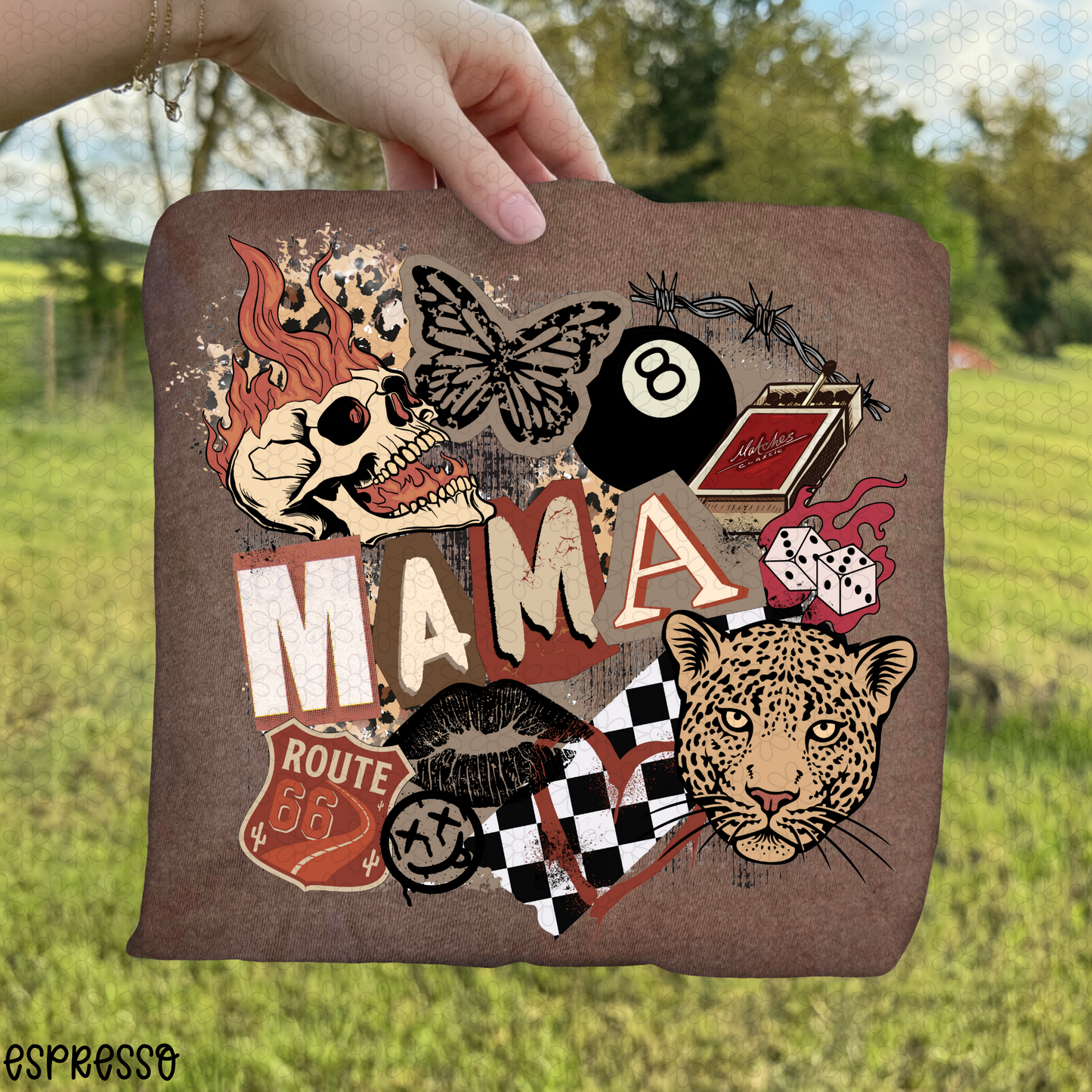 Neutral Retro Mama DTF Transfer