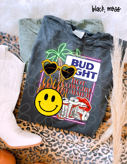 Hot Cowgirl Summer Completed Tee