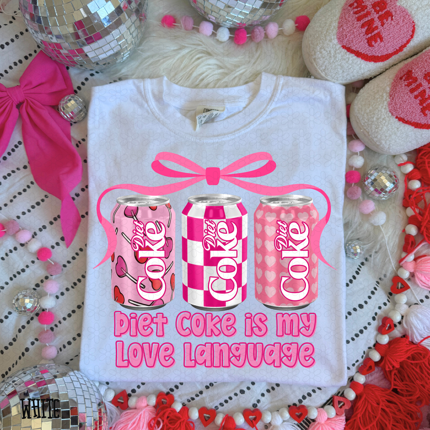 Love Language Pink Drinks (Multiple Options) DTF Transfer