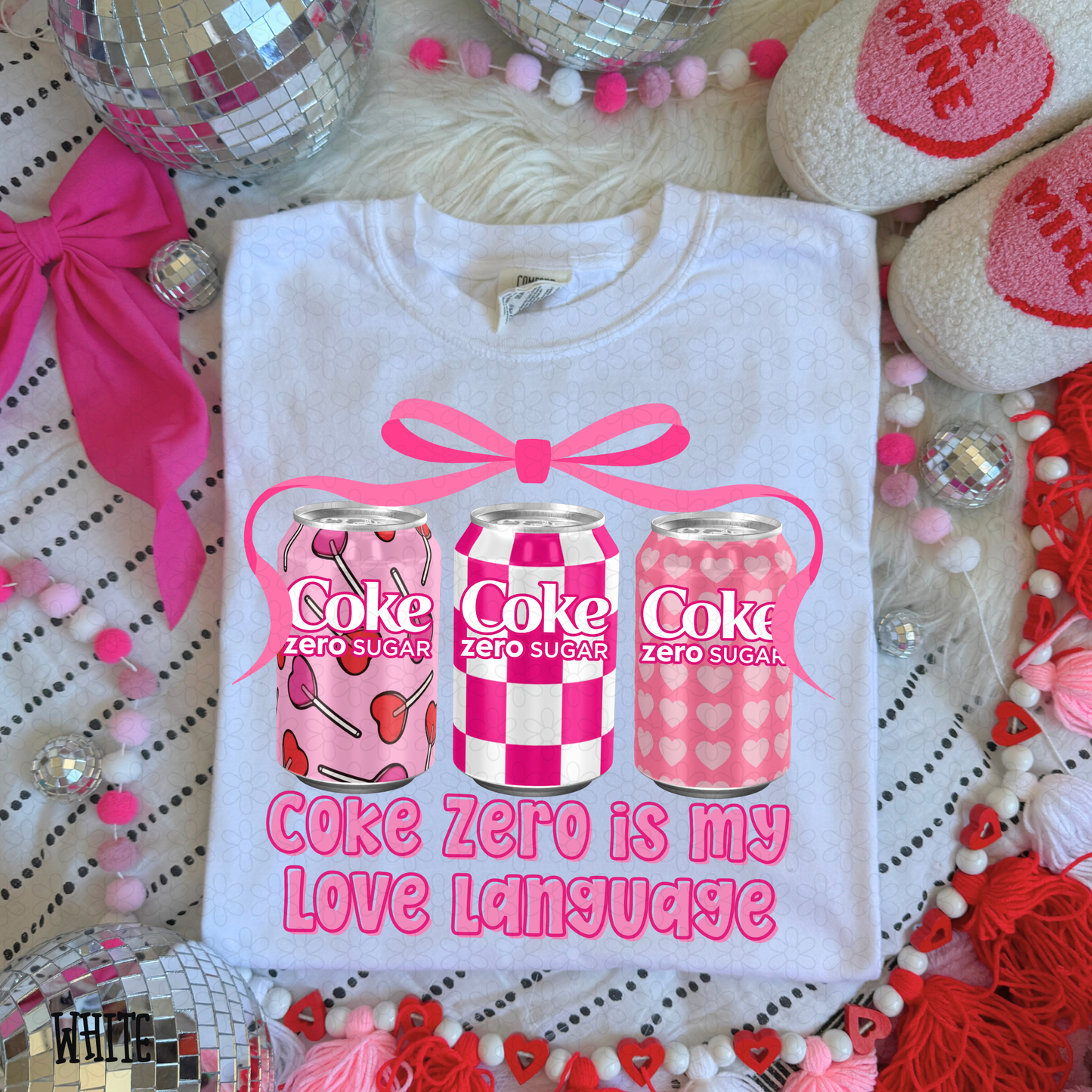 Love Language Pink Drinks (Multiple Options) DTF Transfer