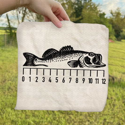 Fish Ruler DTF Transfer