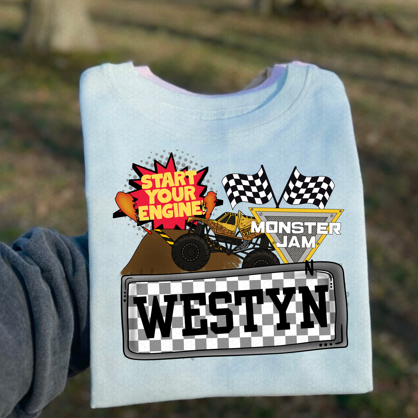 MJ Custom Name Plate DTF Transfer