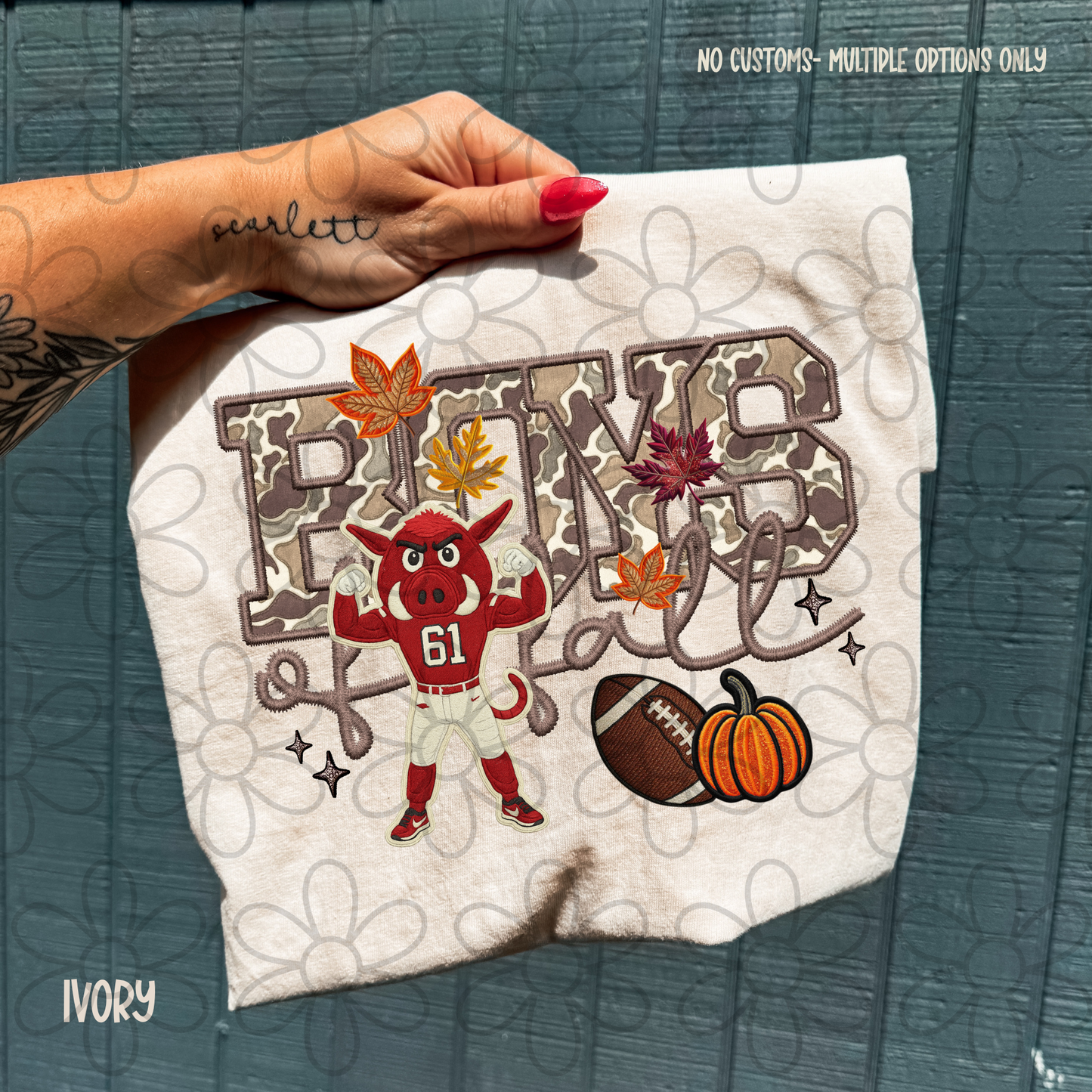 Boys Of Fall Football Teams (Multiple Options) DTF Transfer