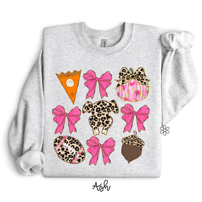 Leopard Fall Coquette Completed Tee