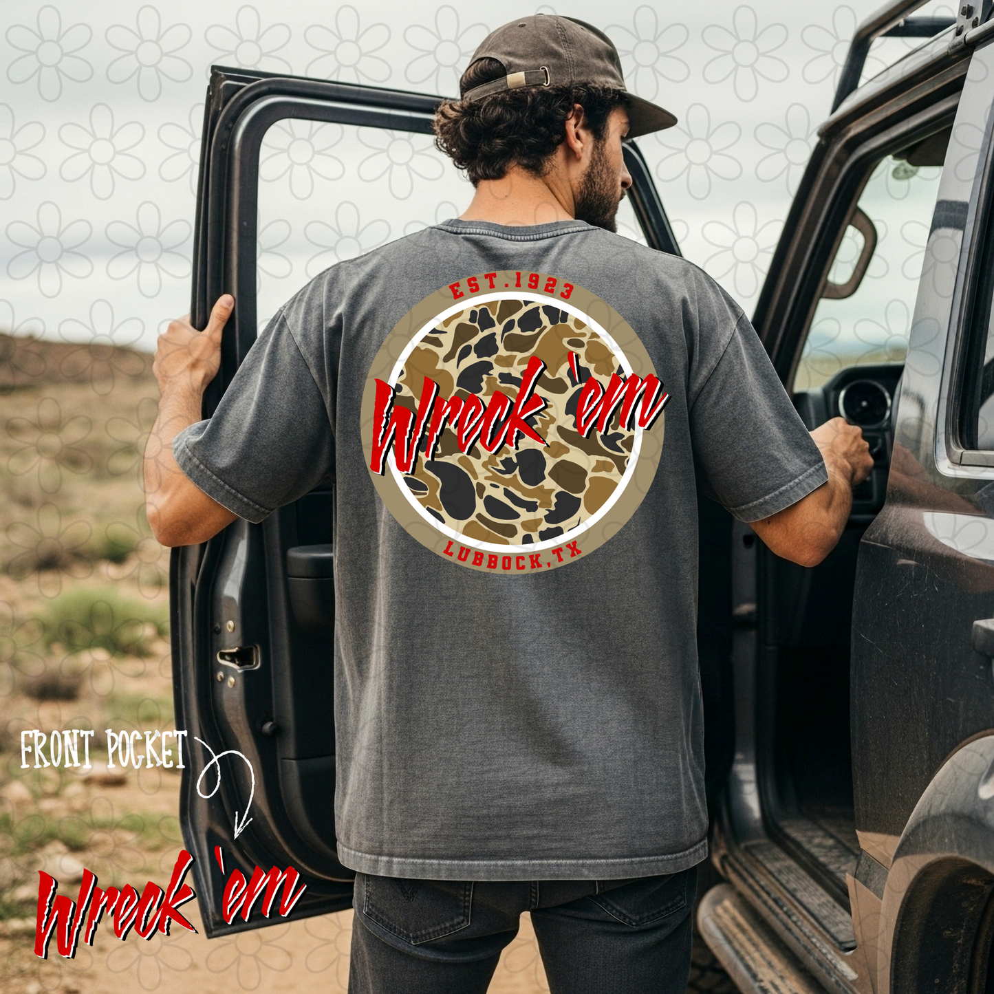 Circle Camo Sports Teams (Multiple Options) DTF Transfer