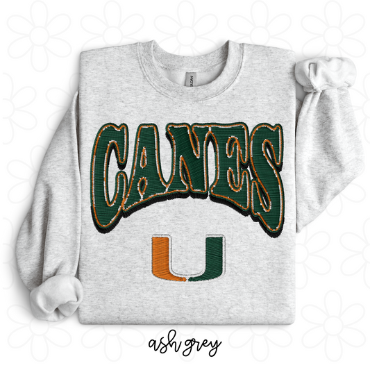 Faux Canes Completed Tee