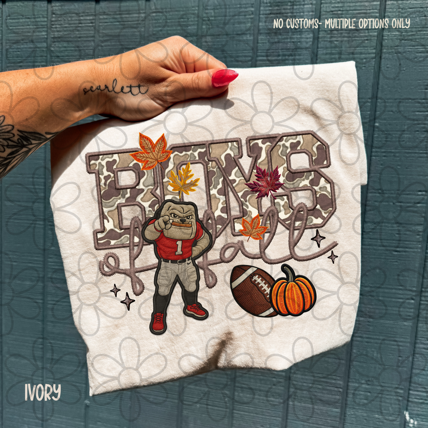 Boys Of Fall Football Teams (Multiple Options) DTF Transfer