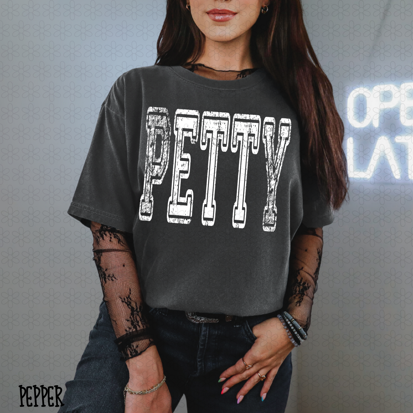 Distressed Petty Completed Tee