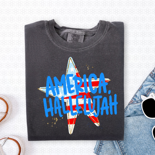 America Hallelujah Completed Tee