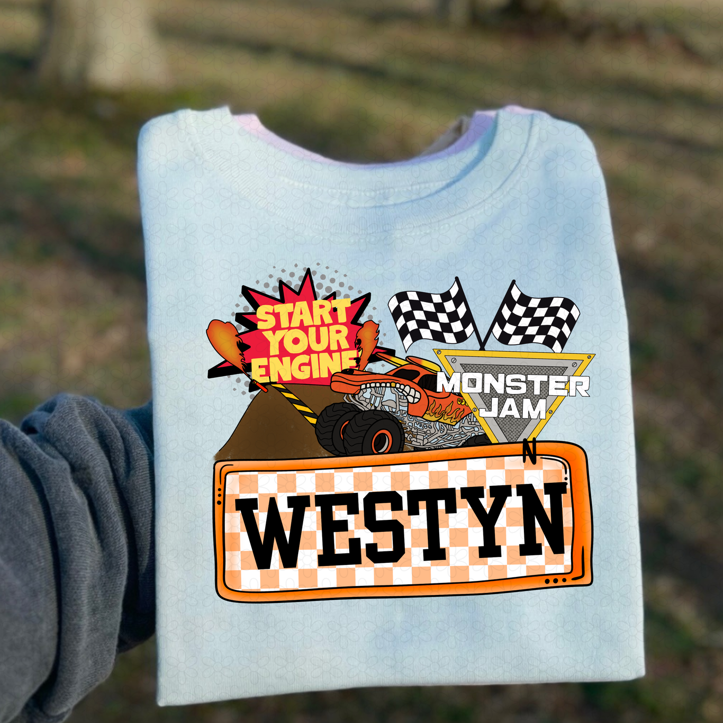 MJ Custom Name Plate DTF Transfer