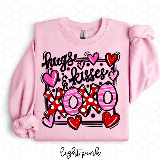 Hugs & Kisses XOXO DTF Transfer