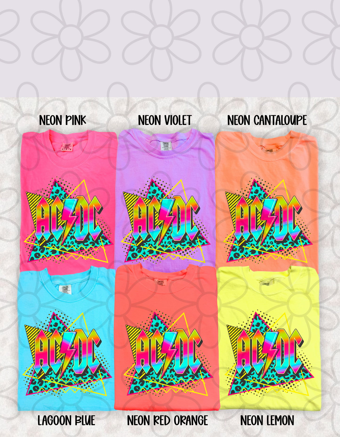 ACDC Multicolor Completed Tee