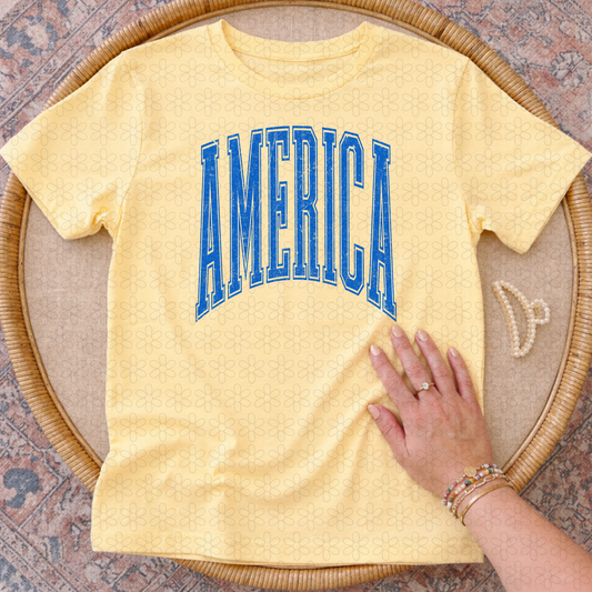 AMERICAN-BLUE Completed Tee