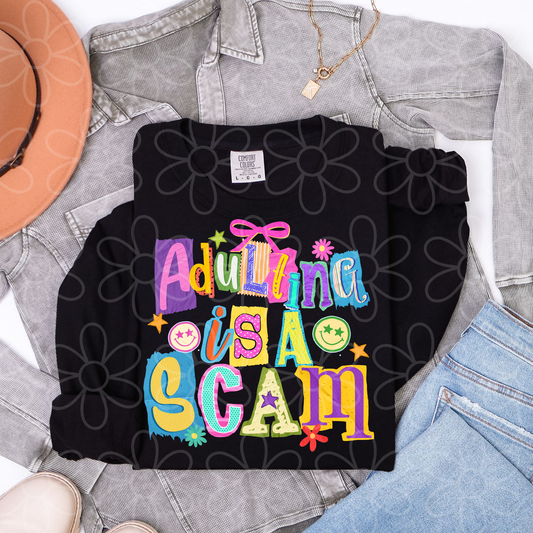 Adulina Is A Scam Completed Tee