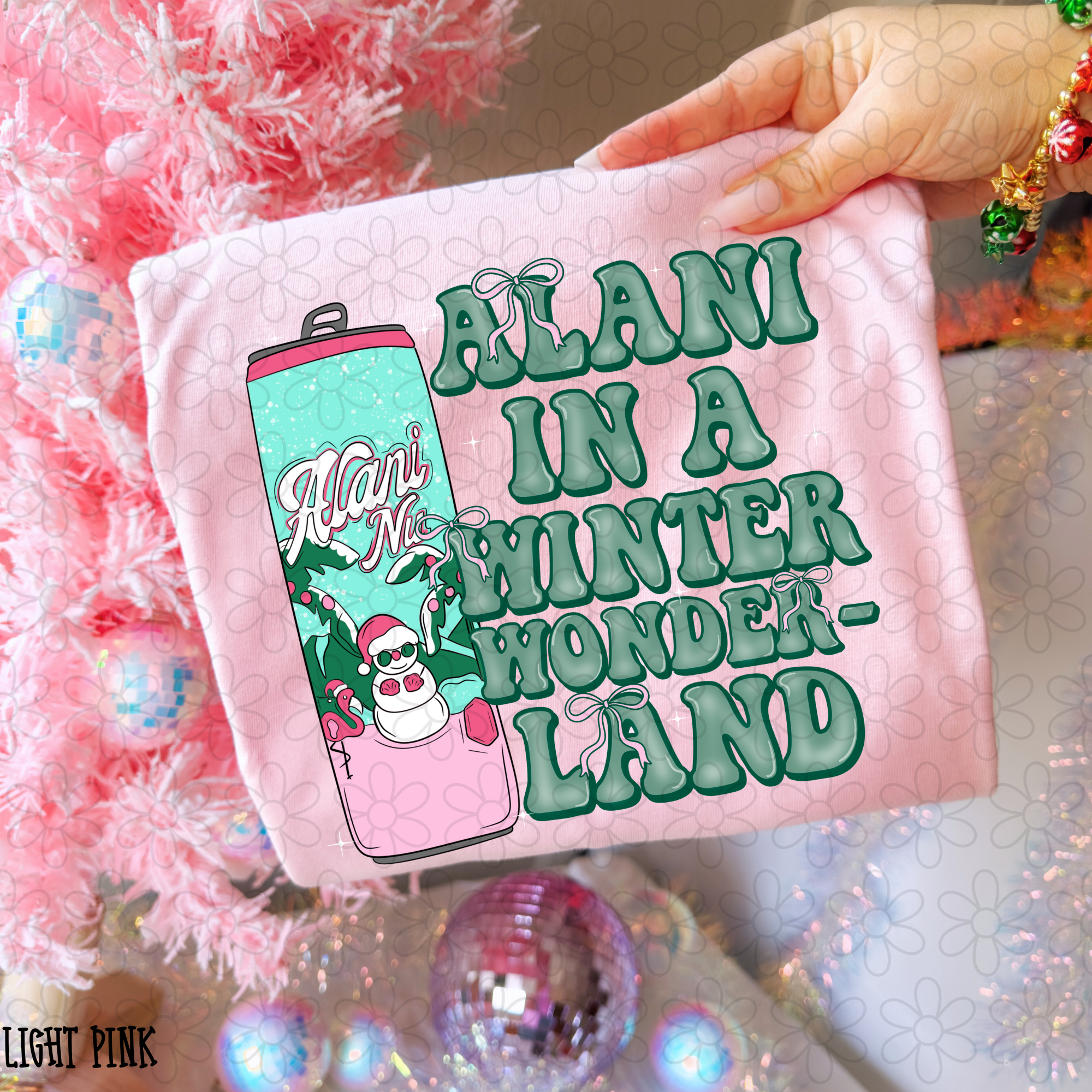 Alani In A Winter Wonderland Completed Tee The Wholesale Shack