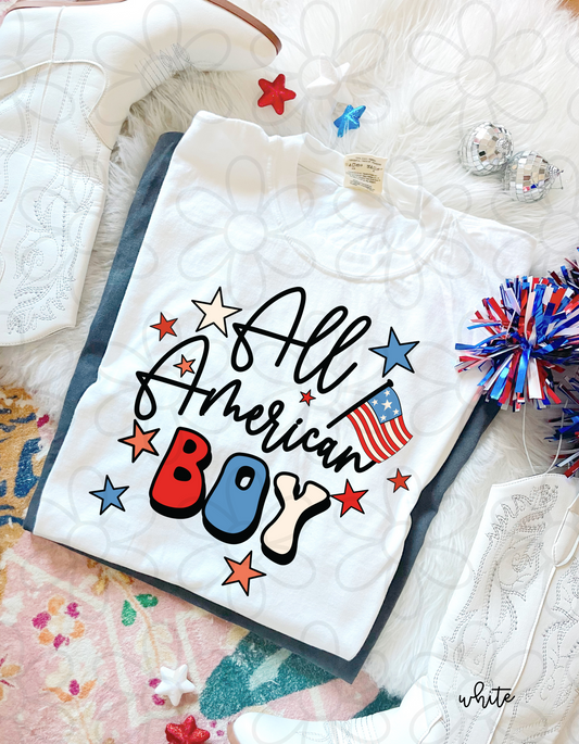 All American Boy Completed Tee